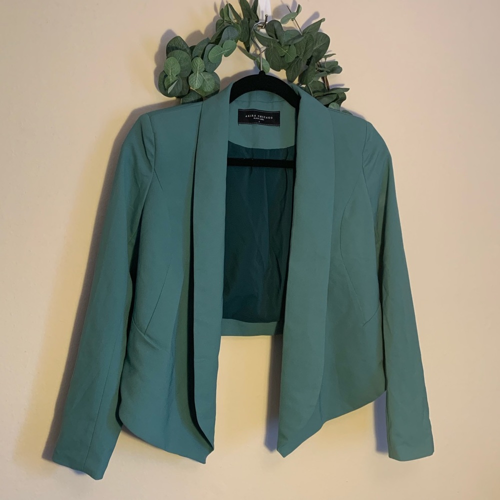 Akira Chicago Polyester Blazer, SZ Small